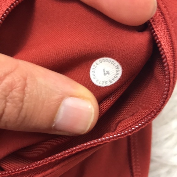 Lululemon Speed Up Crop *21" Cayenne - Picture 4 of 5